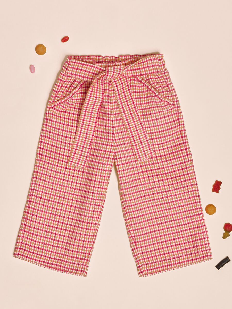 Pantaloni larghi in punto Milano_0