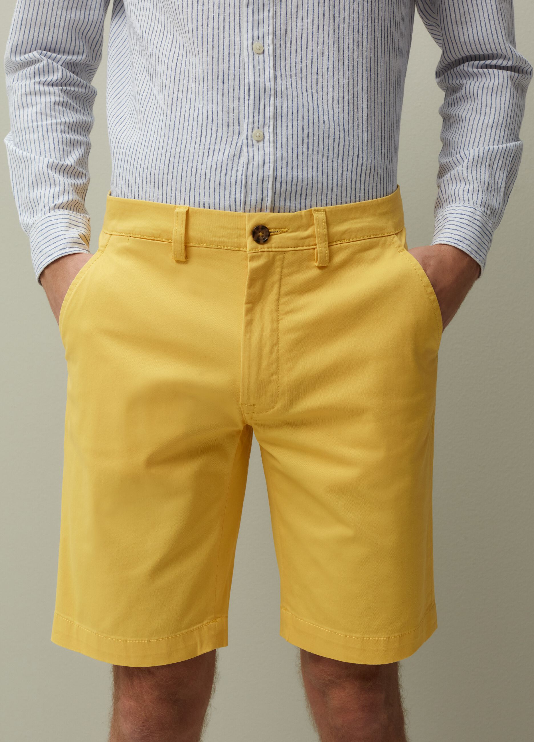 Bermuda chino in cotone stretch_1