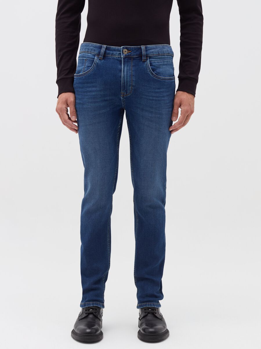 Jeans skinny fit cinque tasche_1