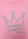 Girls' Pink Cotton Sweatshirt with Crown Print, Regular Fit_2
