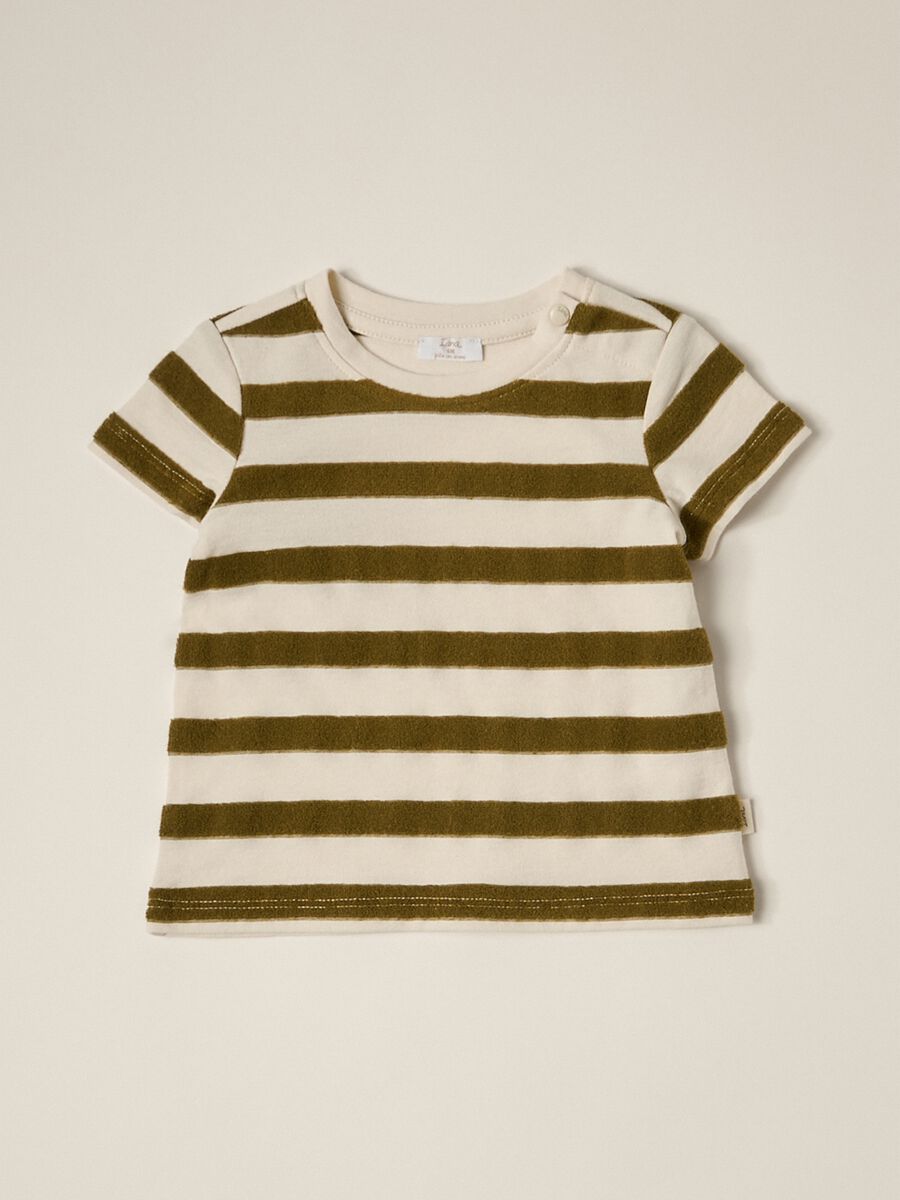 IANA newborn boy T-shirt in cotton blend jersey_0