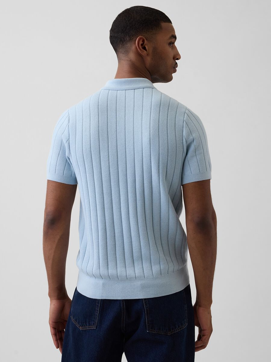 Pure cotton short-sleeve polo_1