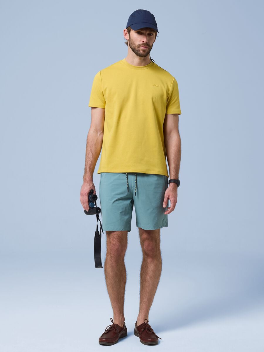 Green ALTAVIA SAILING shorts in stretch fabric_0