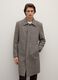 Multicoloured Checked Long Coat Regular Fit_1