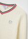 Children's jumper in pure white cotton regular fit_3