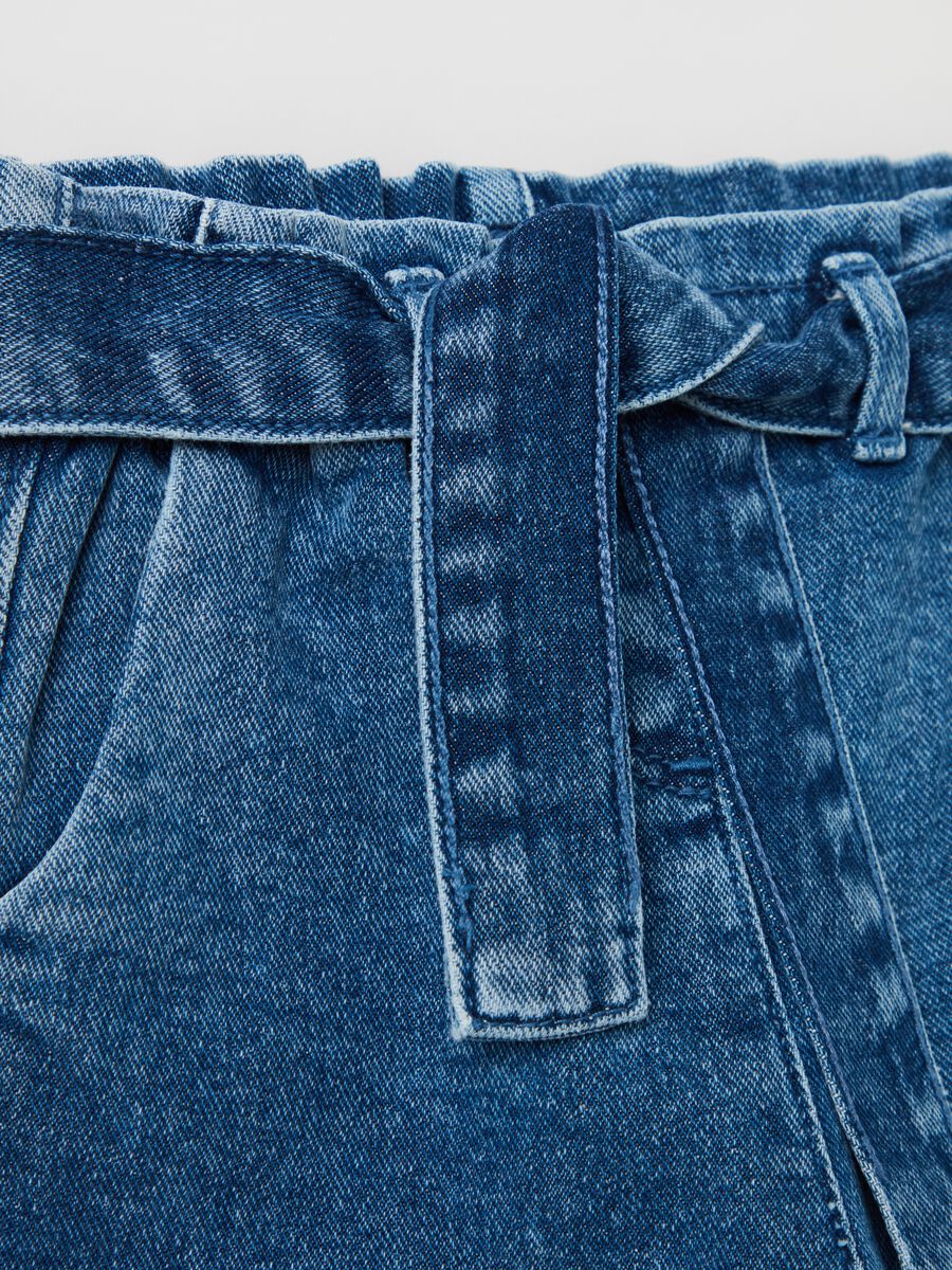 Jeggings in cotone con cintura_2