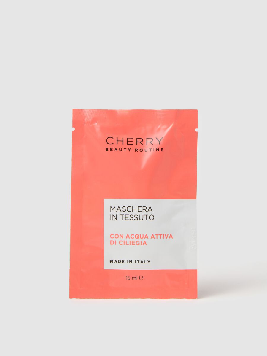 Cherry fabric face mask_0