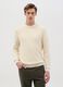 Cotton pullover with micro weave_0