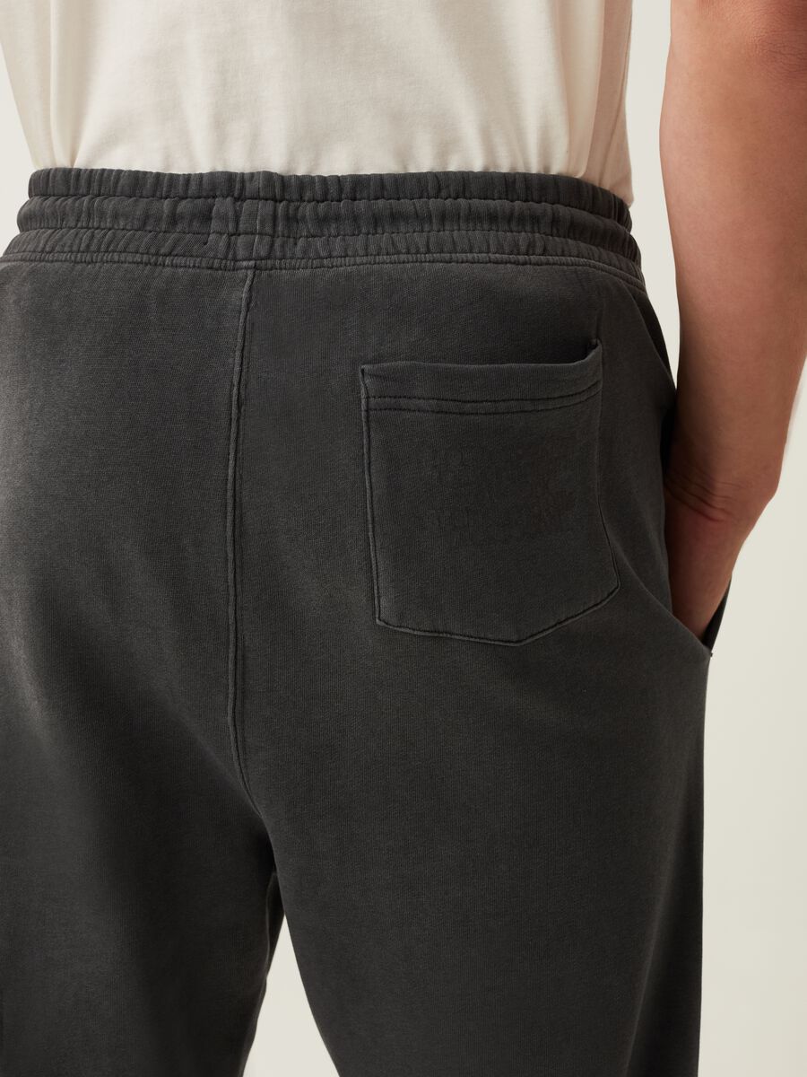 Joggers in felpa con coulisse_3