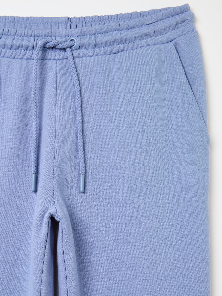 Essential joggers in fleece with drawstring_5