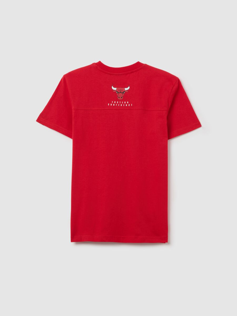 T-shirt da ragazzo in puro cotone rosso regular fit_4