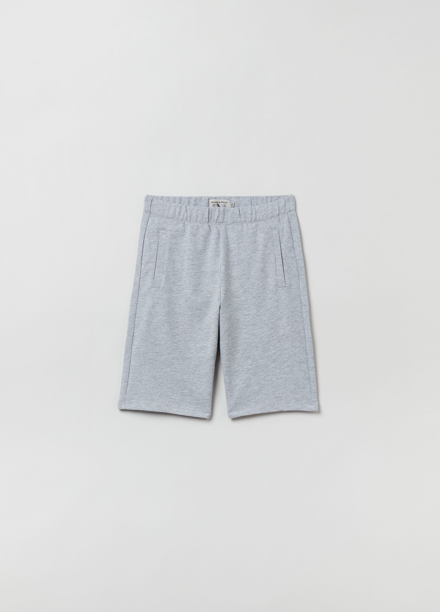 Shorts in felpa con stampa Grand&Hills_0