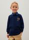Children's blue pure cotton polo regular fit_1