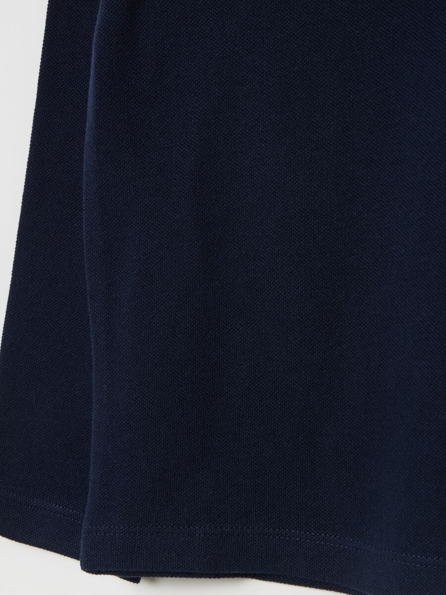 Long-sleeved polo shirt in organic cotton_3