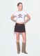 White fitted pure cotton T-shirt with Six Seven front print_0