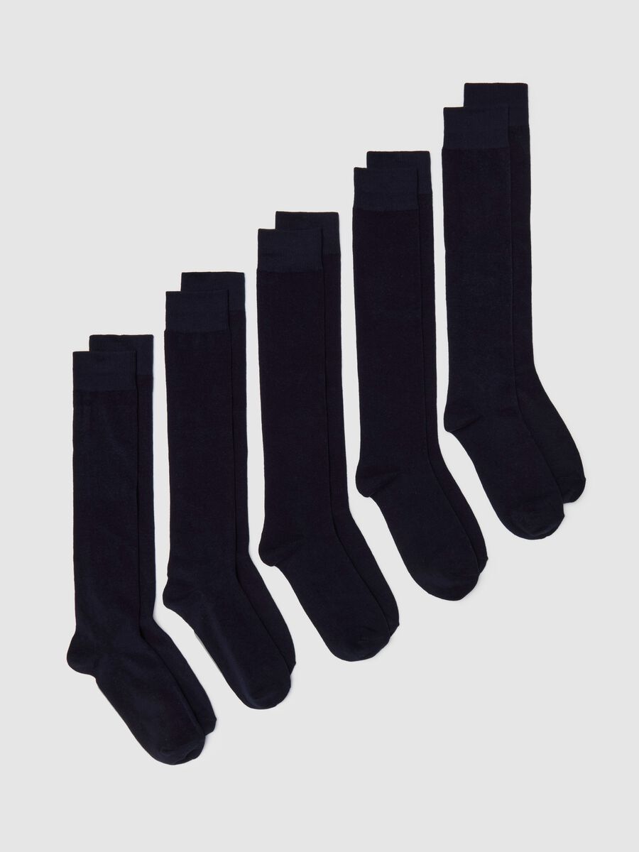 Three-pair pack long stretch socks_0