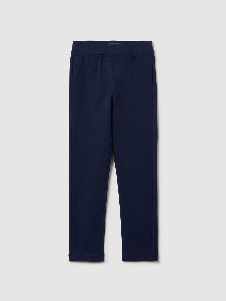 Stretch cotton treggings_0
