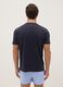 Blue pure cotton T-shirt regular fit_2