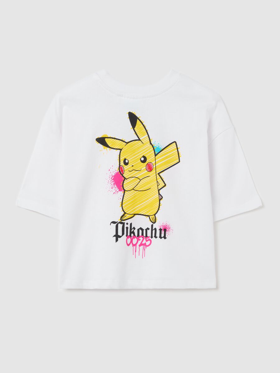 Over-fit T-shirt with Pokémon print_4