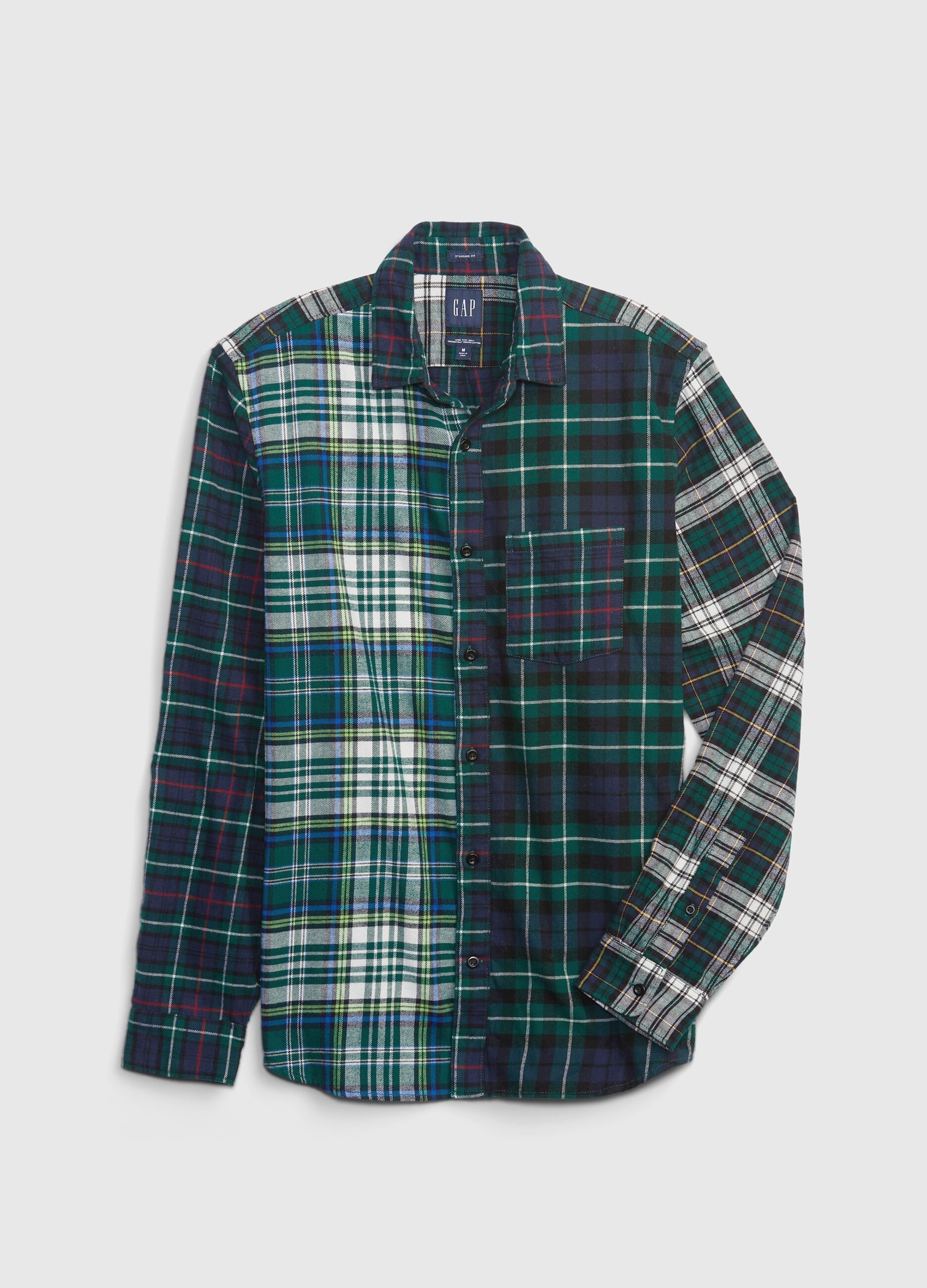 Camicia in flanella plaid