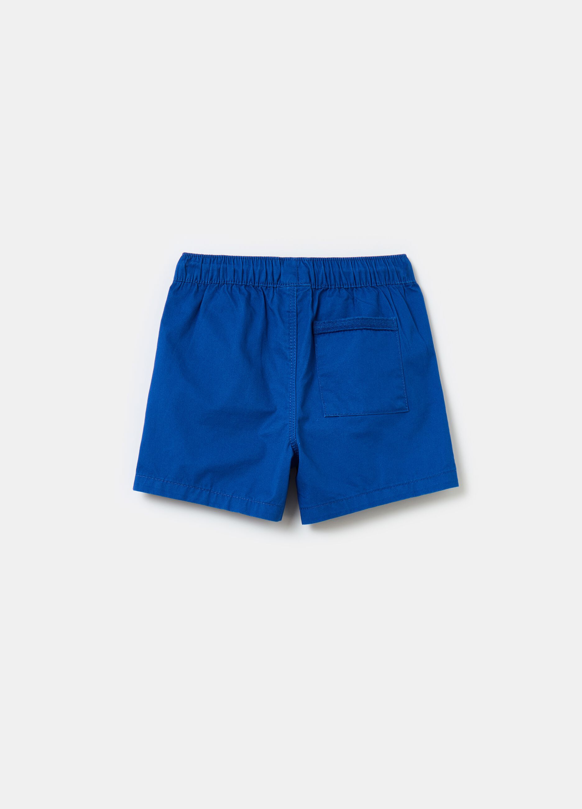 Shorts in popeline con coulisse