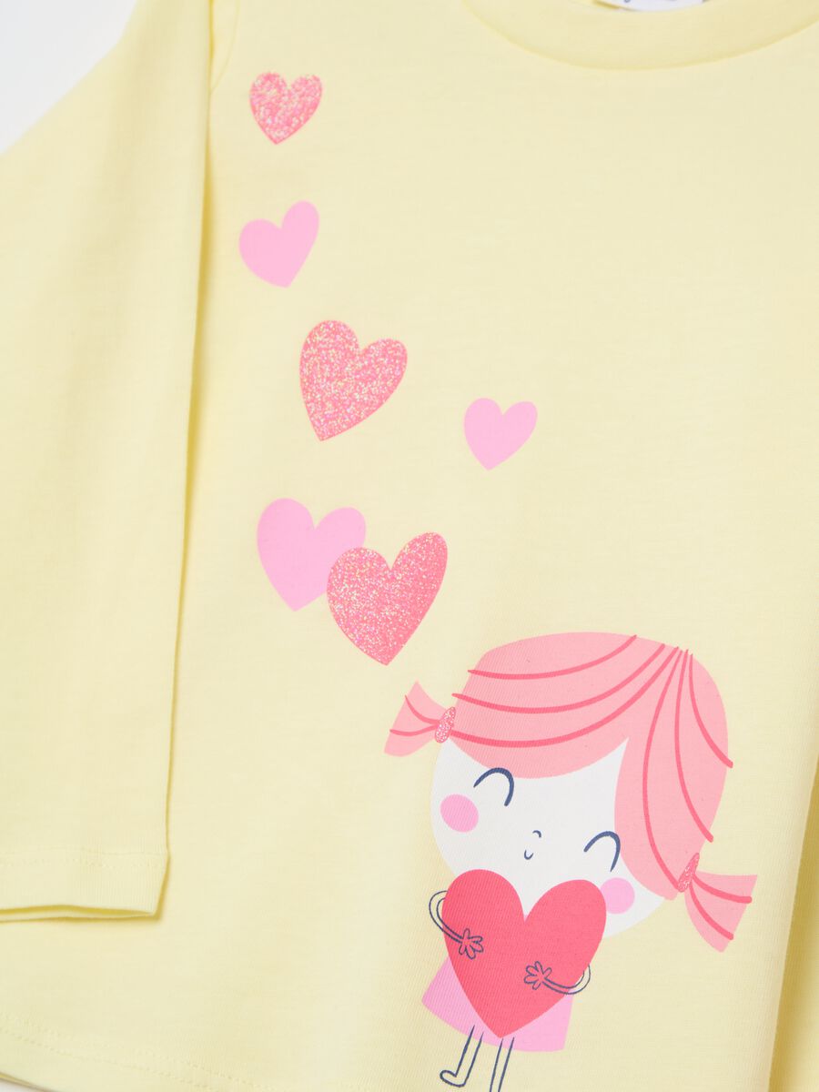 Two-pack long-sleeved T-shirts in cotton with print_3