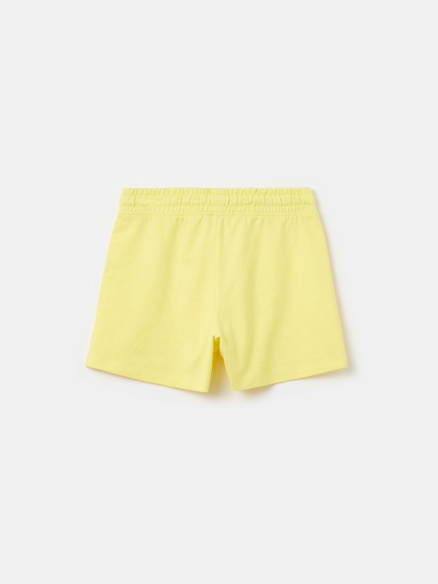 Shorts in French Terry with drawstring_1
