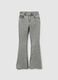 Stretch Grey Flare Jeans_3