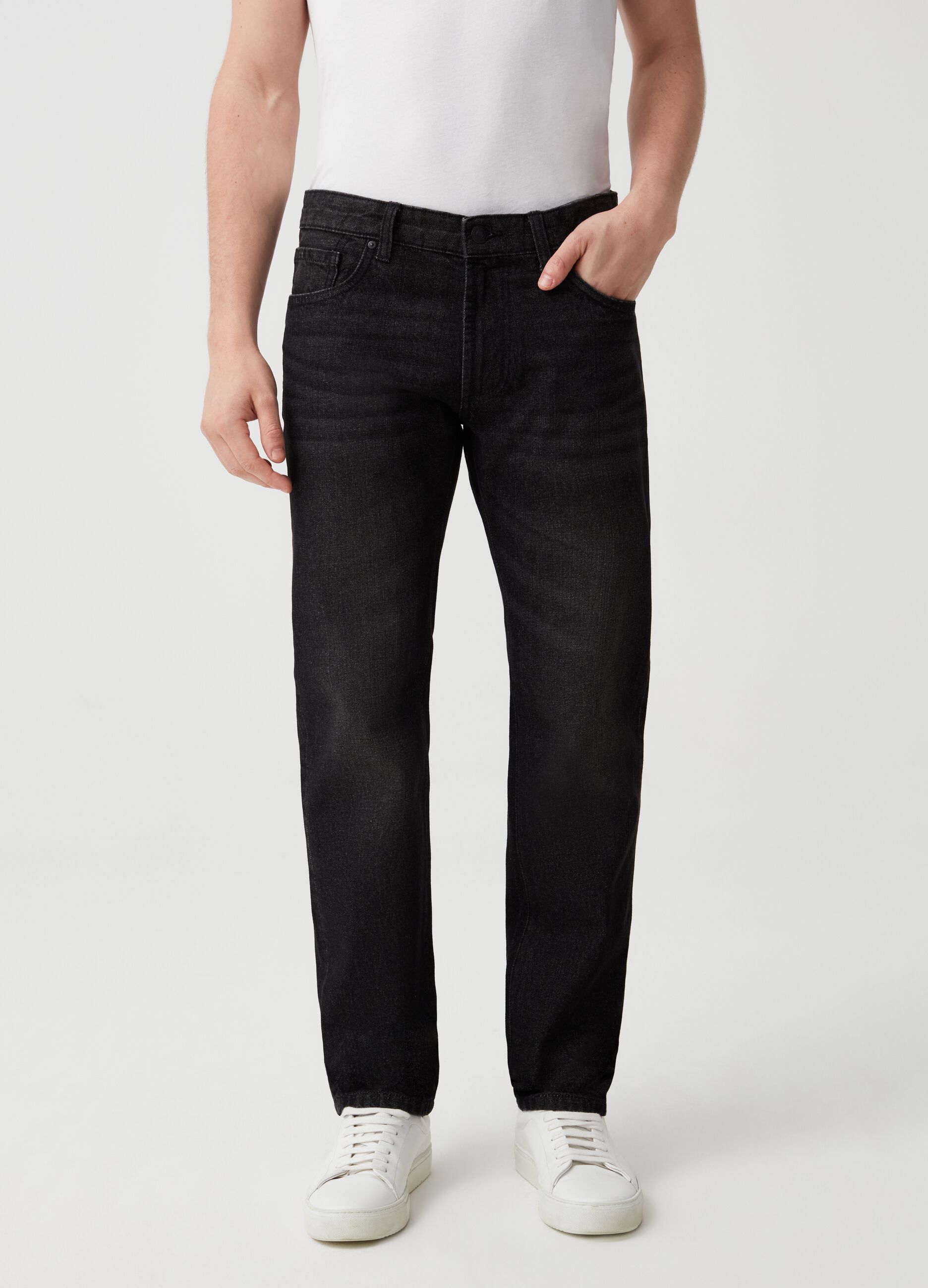 Jeans regular fit cinque tasche