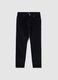 Slim fit blue stretch cotton cord trousers_0