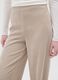 Beige Wide Leg Velvet Trousers_3