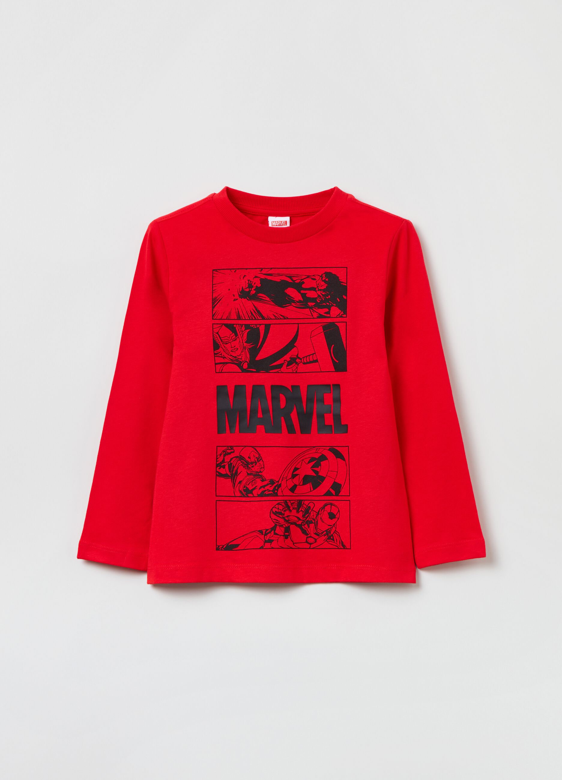 T shirt a maniche lunghe Supereroi Marvel Rosso OVS KIDS da Bambino OVS
