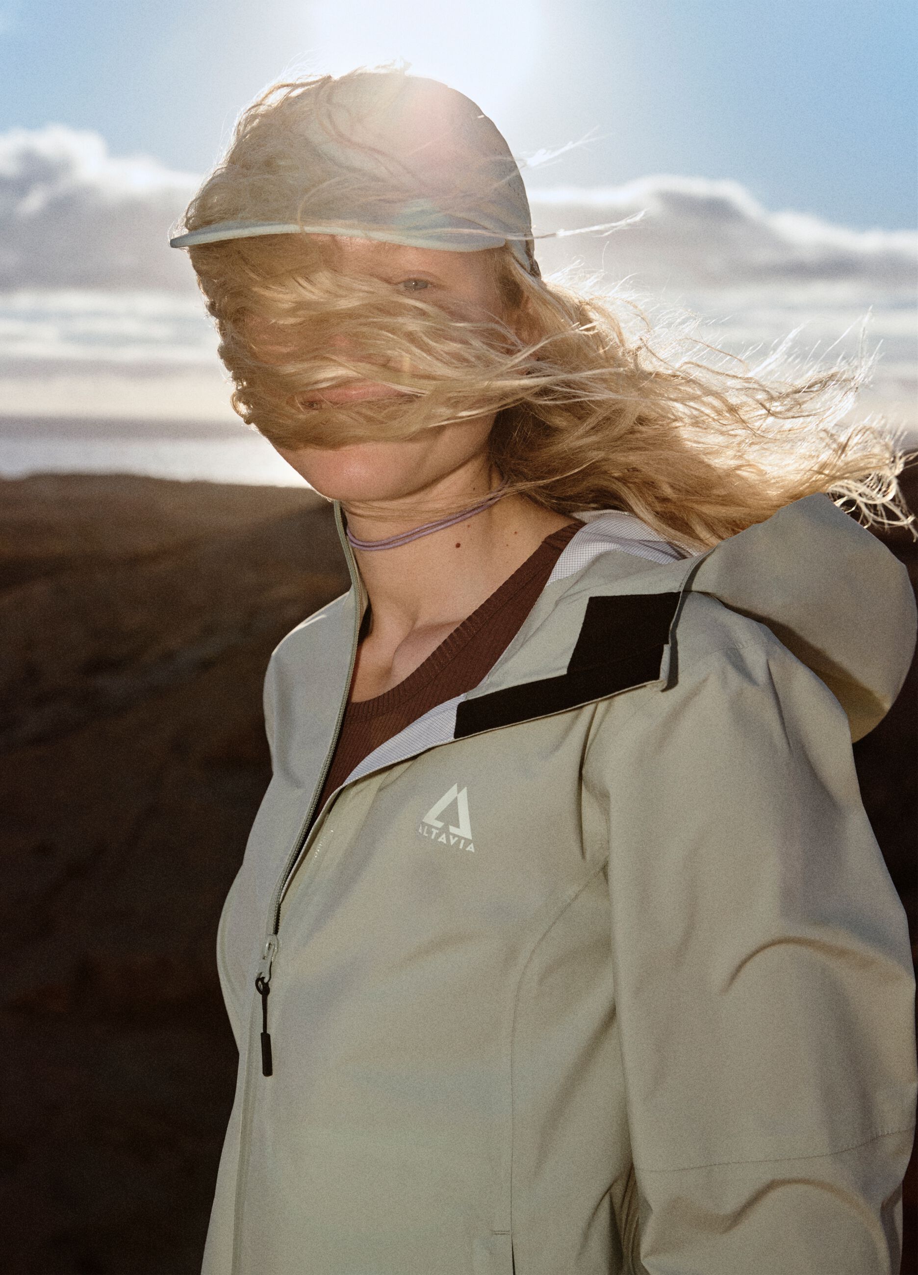 ALTAVIA WITH DEBORAH COMPAGNONI rain jacket