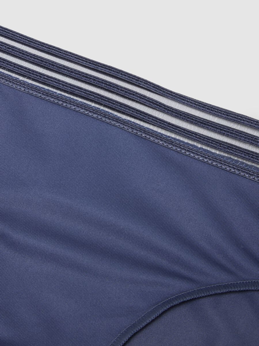 Slip in tessuto elasticizzato blu regular fit_5
