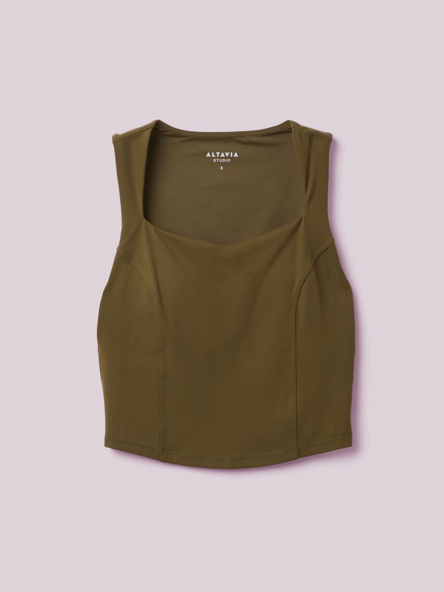 Crop top con sostegno leggero ALTAVIA STUDIO_4