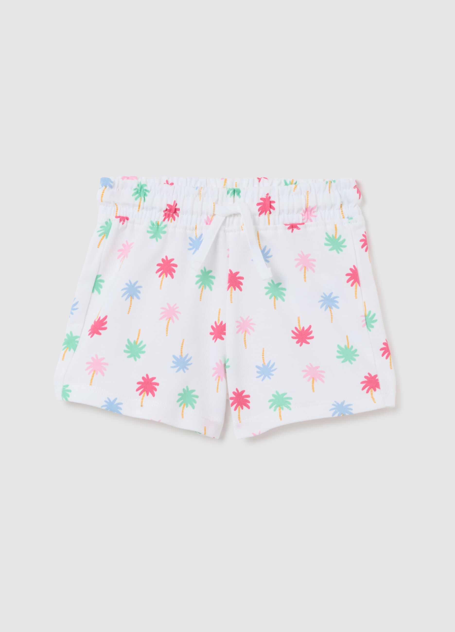 Newborn cotton shorts in multicolour with regular fit