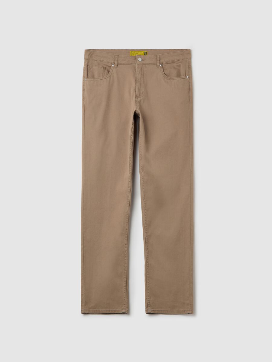 Slim-fit trousers with five pockets_4