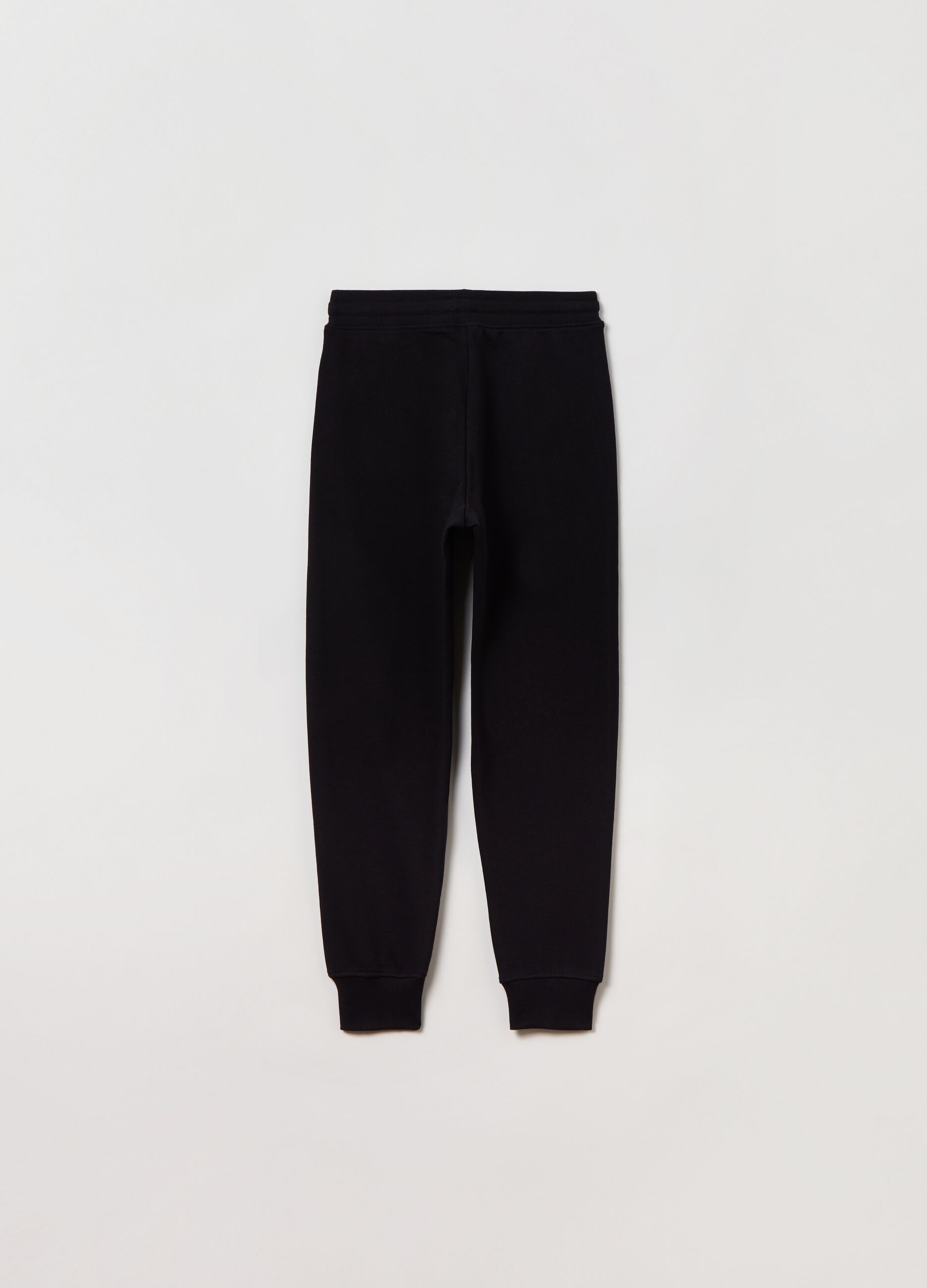 Joggers in felpa con coulisse_1