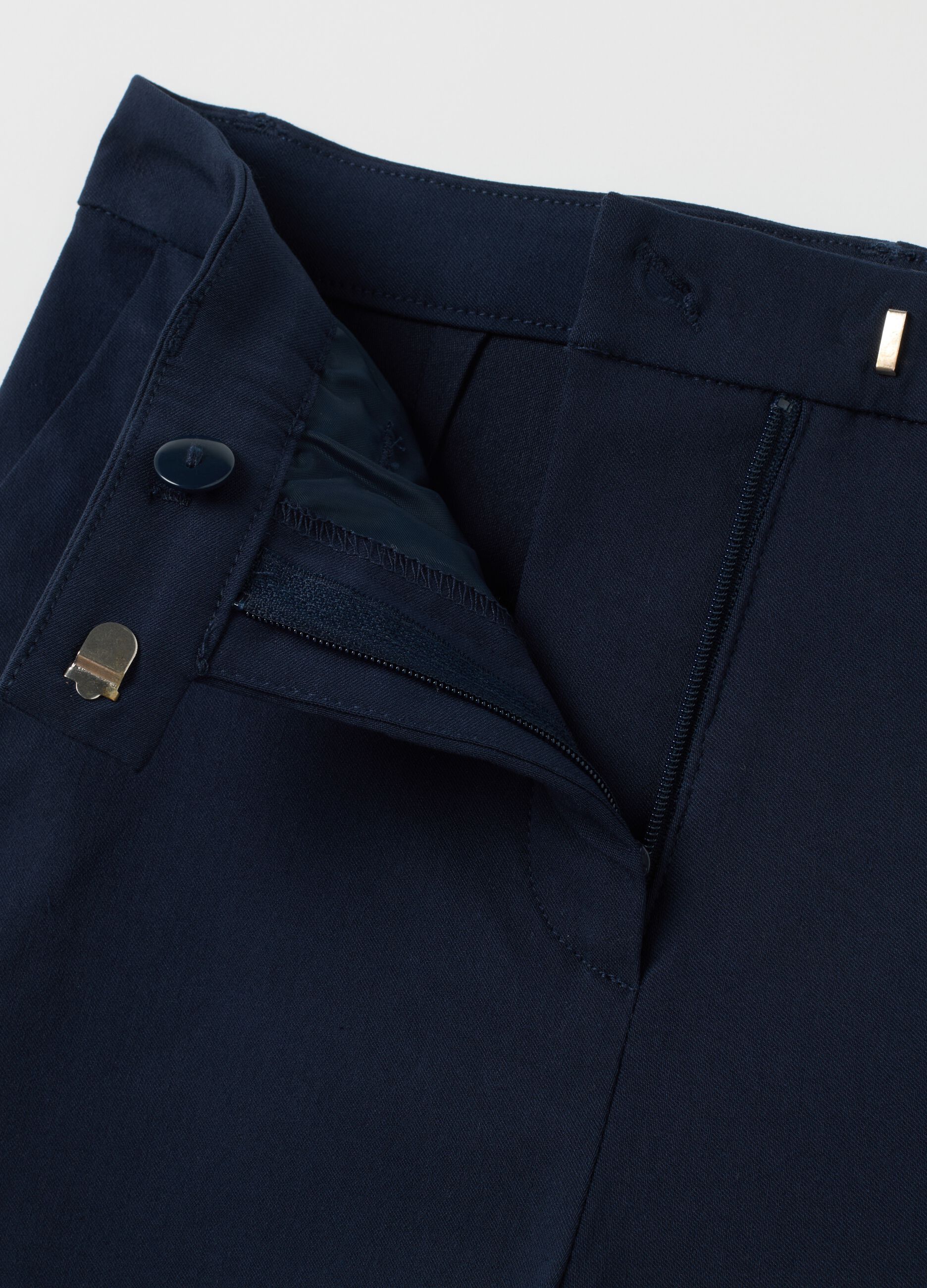 Slim Fit Blue Blend Trousers