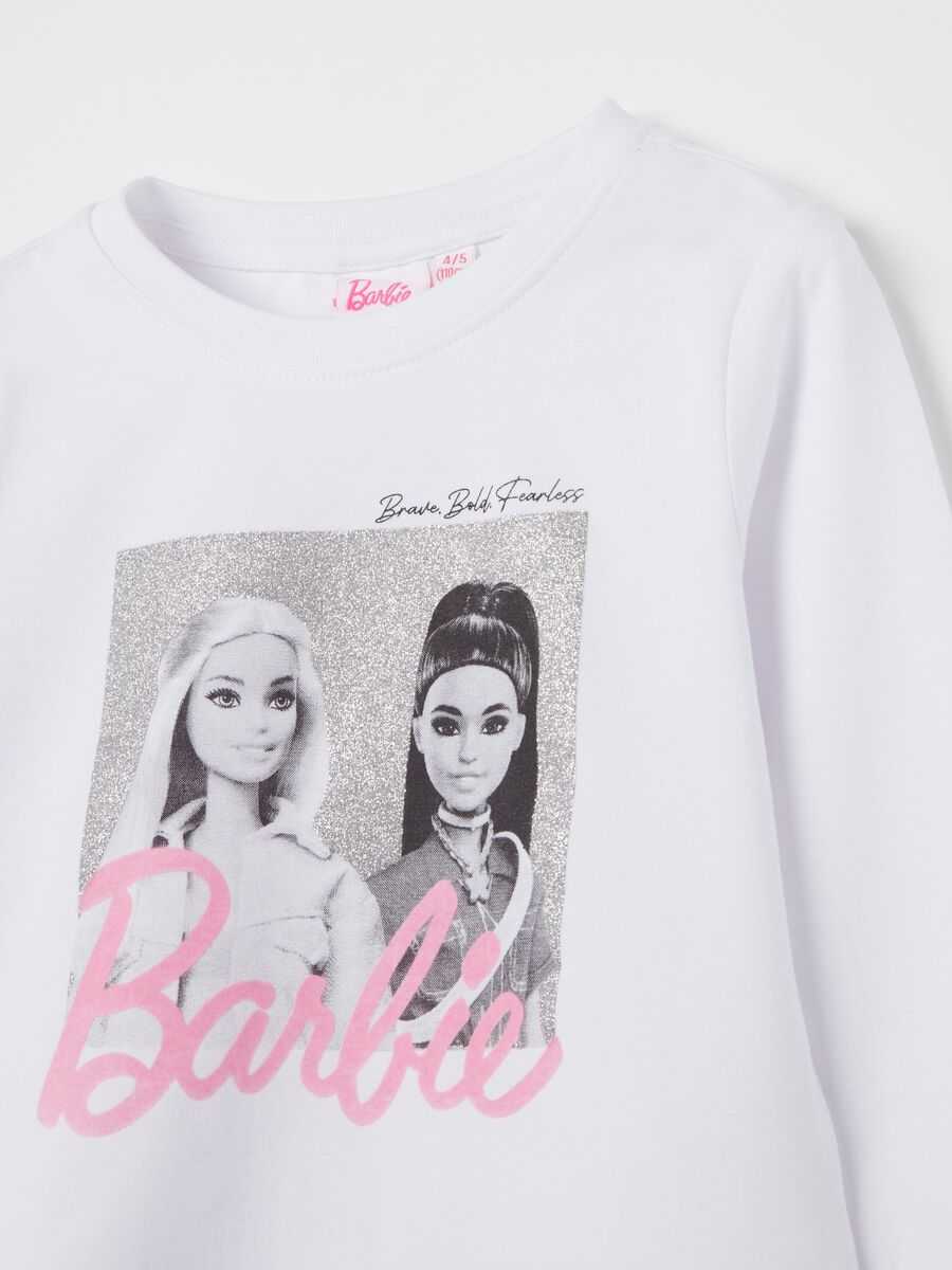 Long-sleeved T-shirt with Barbie print_2