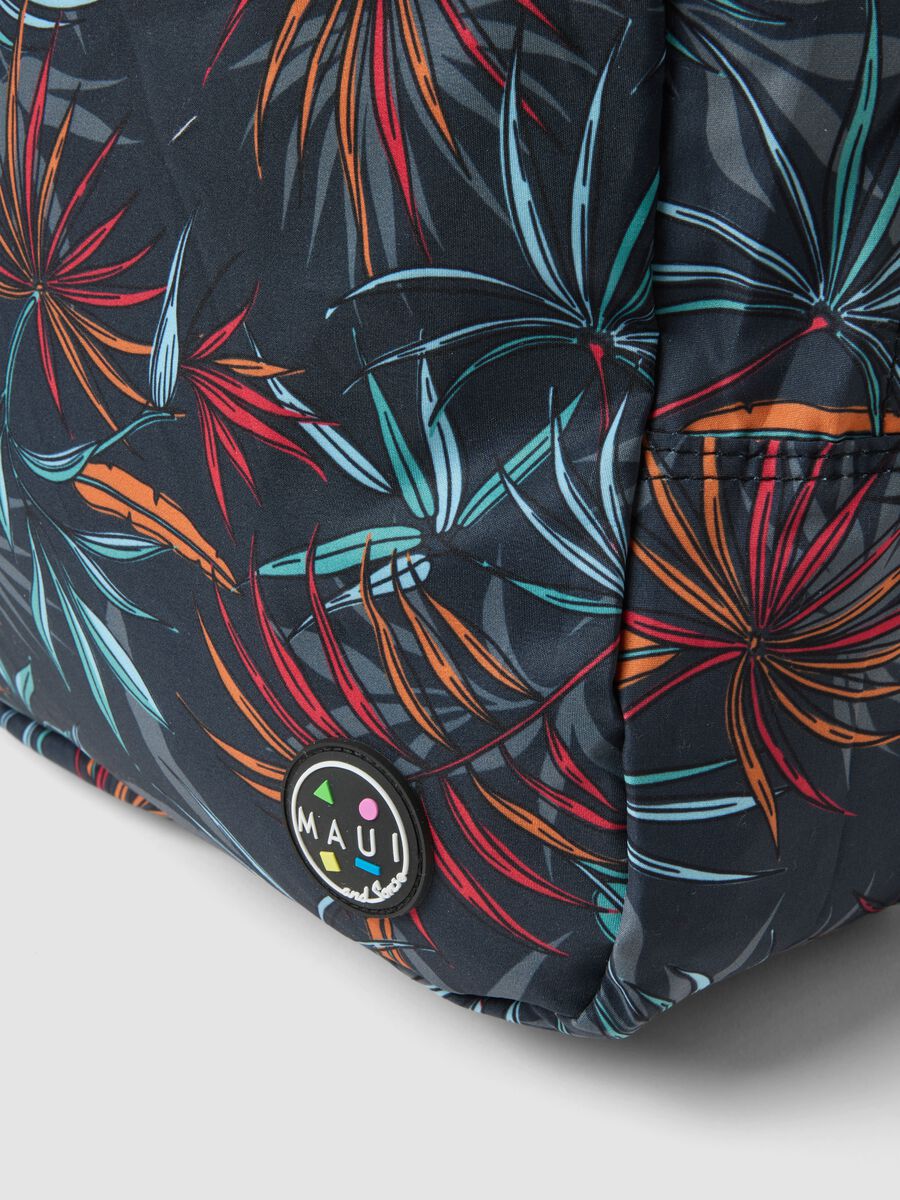 Zaino multicolor con fantasia tropicale_2