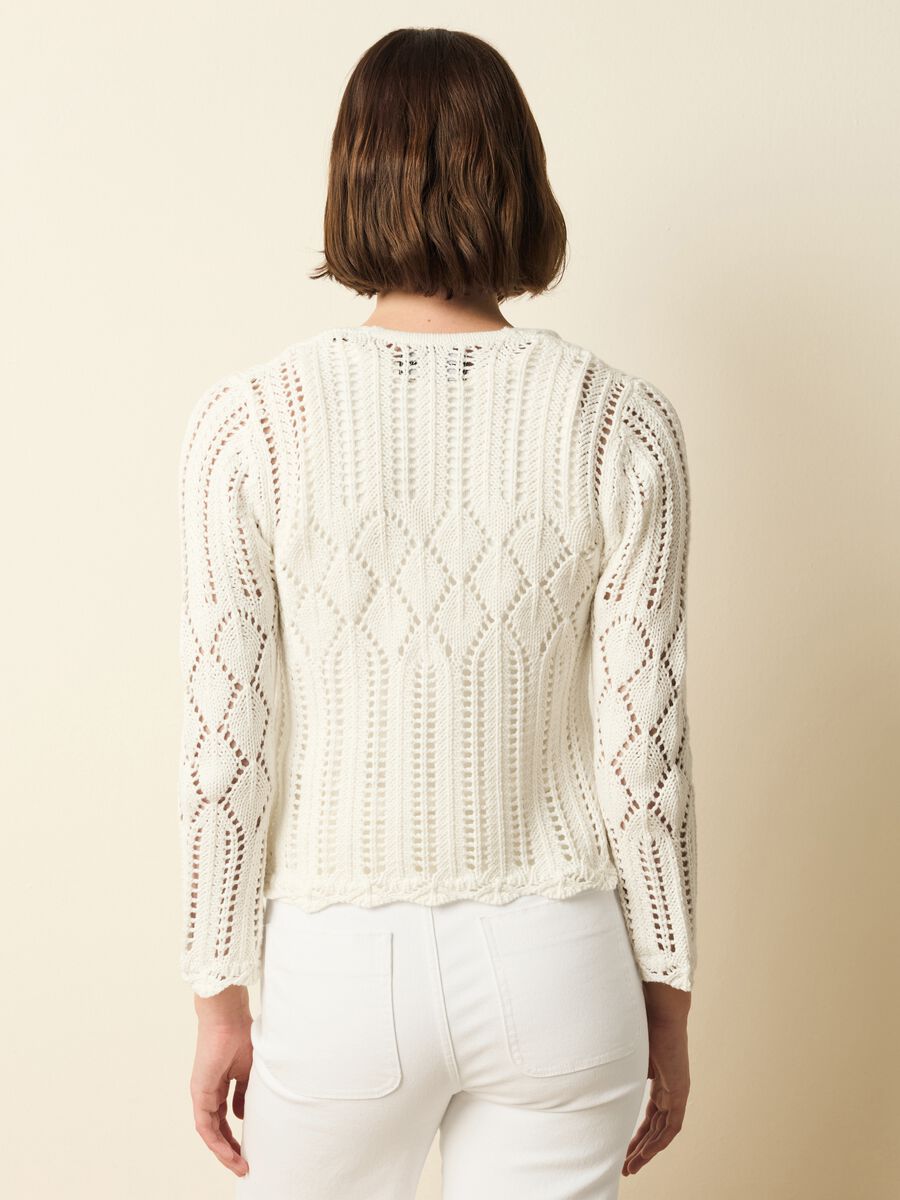 Crochet cardigan with laces_3