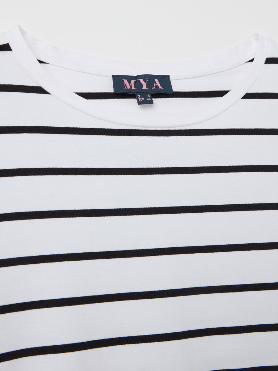 Curvy MYA stretch cotton T-shirt_5