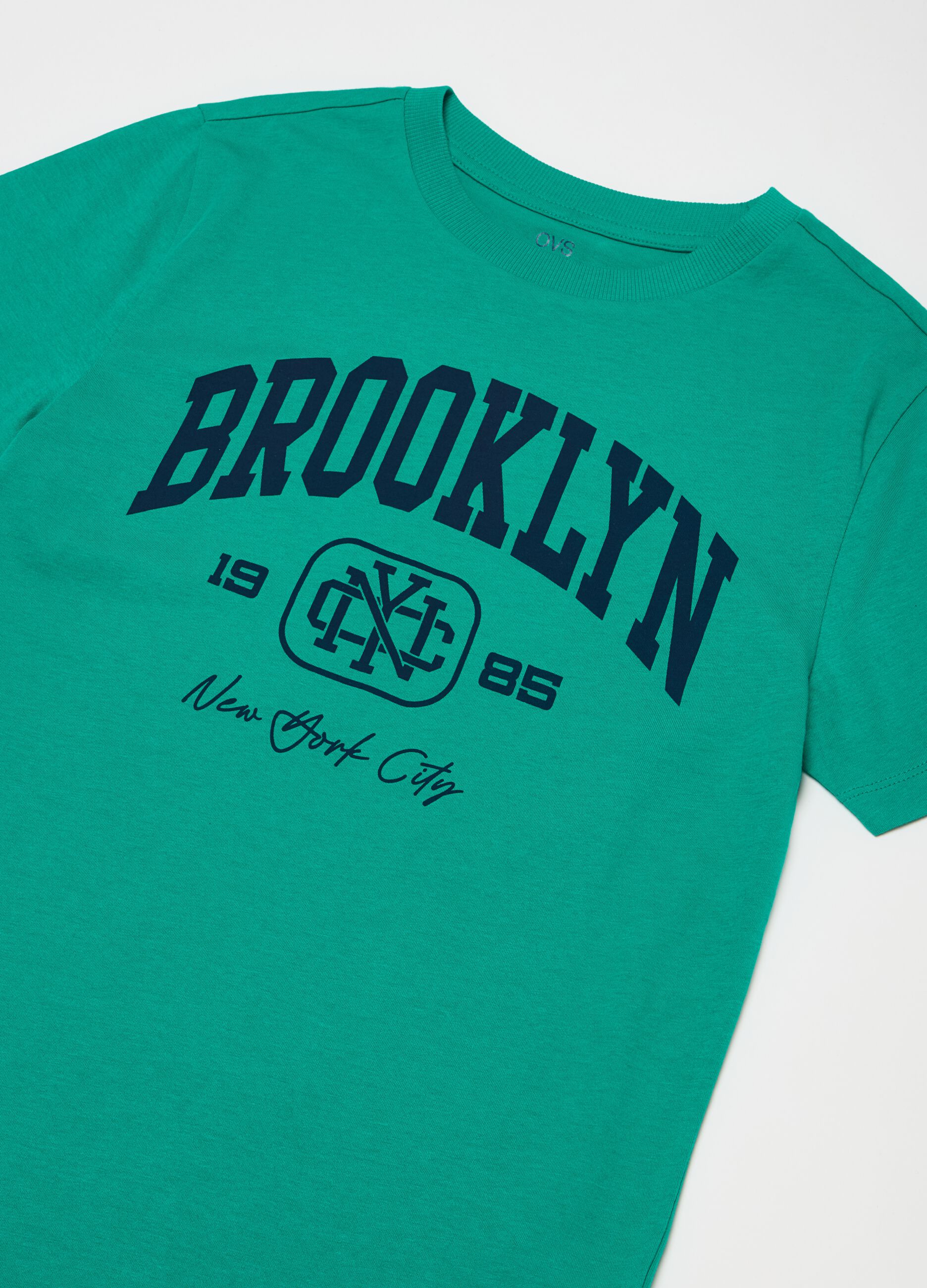 Cotton T-shirt with print
