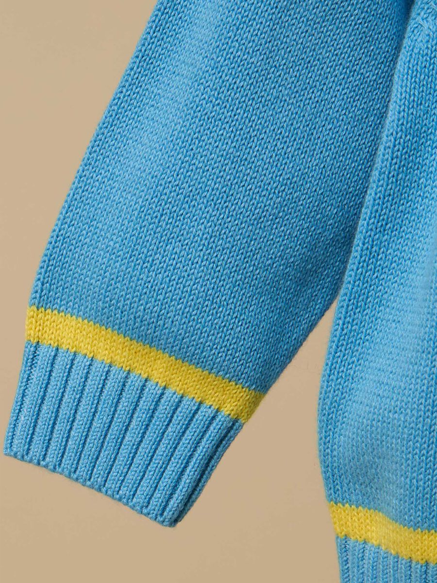 Cardigan tricot IANA in puro cotone neonato_1