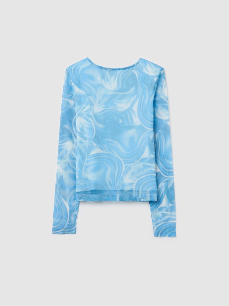 Long-sleeved T-shirt in mesh_4
