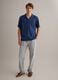 Blue short-sleeve pure lyocell shirt, regular fit_1