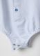 Baby blue cotton striped bodysuit regular fit_3