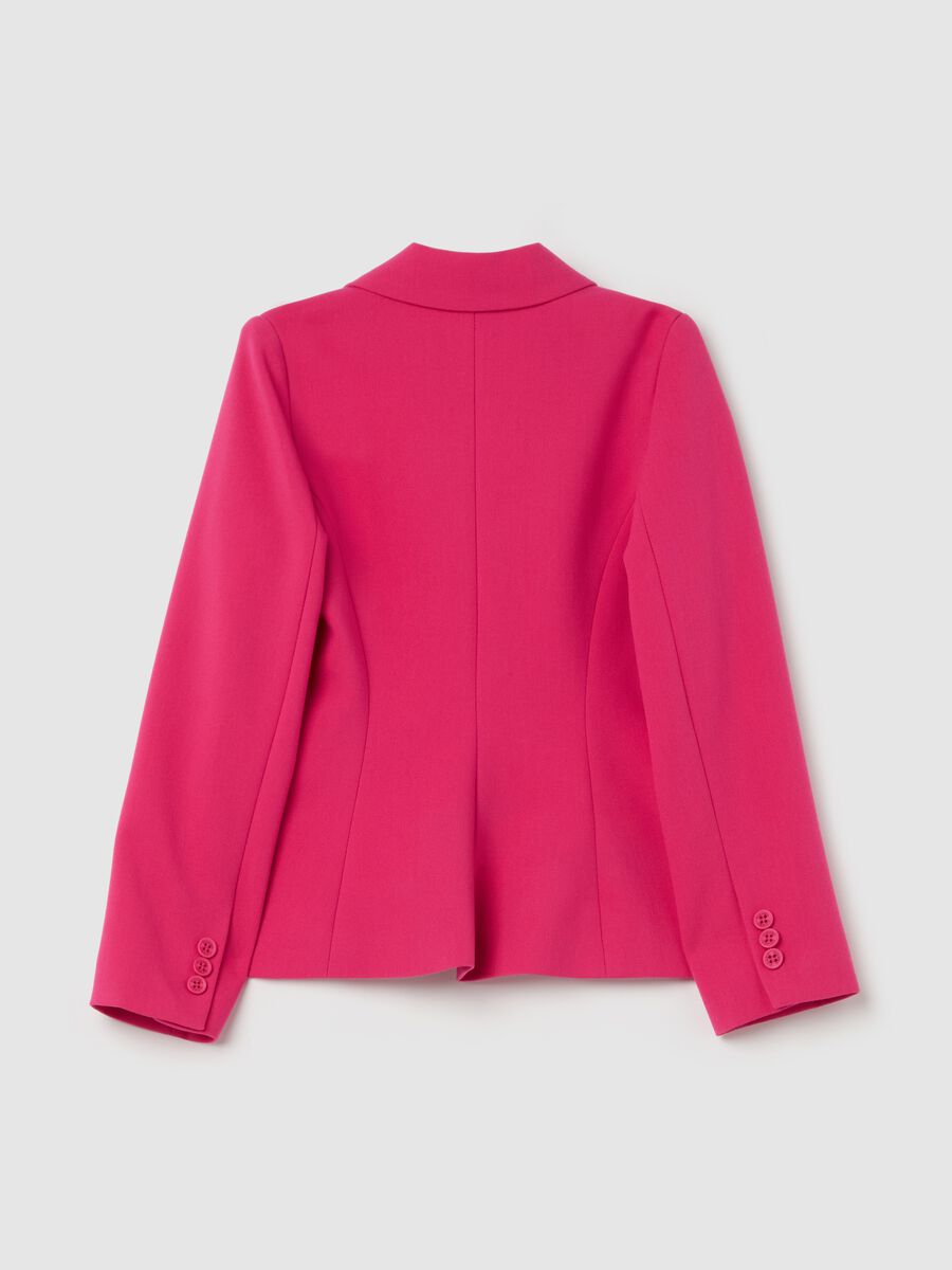 Single-breasted blazer in bamboo viscose_4