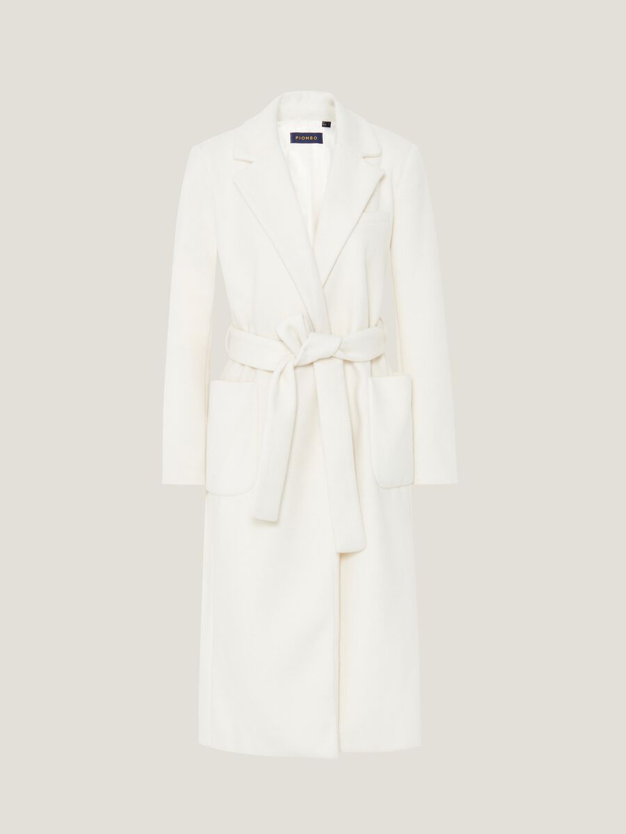 Cappotto in panno con cintura_3